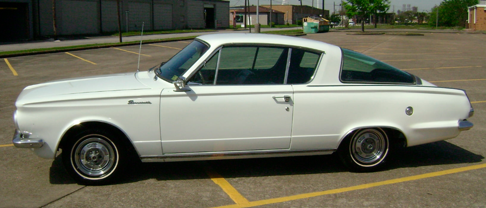 White 1965 Plymouth Barracuda