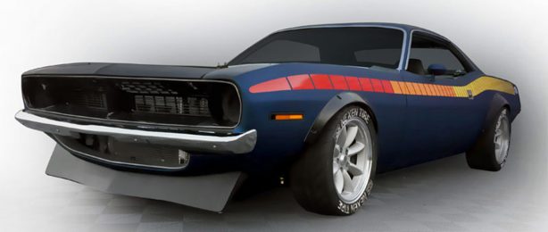 Mockup image of a Dodge Challenger