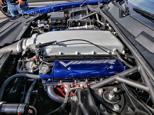 Engine of blue Viper