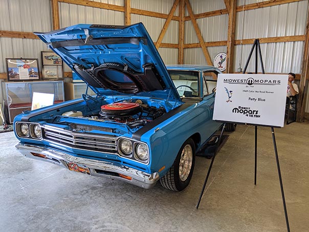 Roadrunner on display at Mopars in the Park