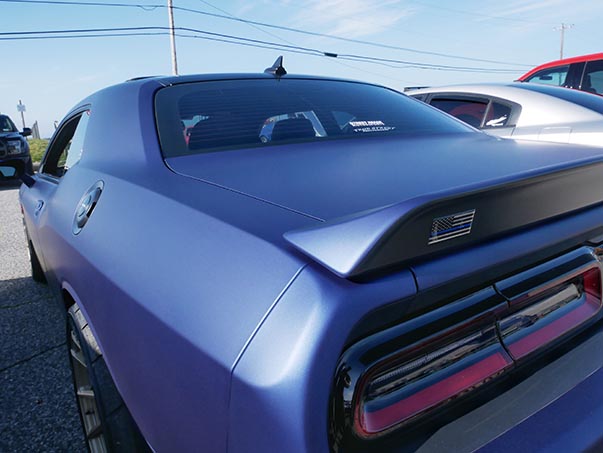 Rear view of Challenger