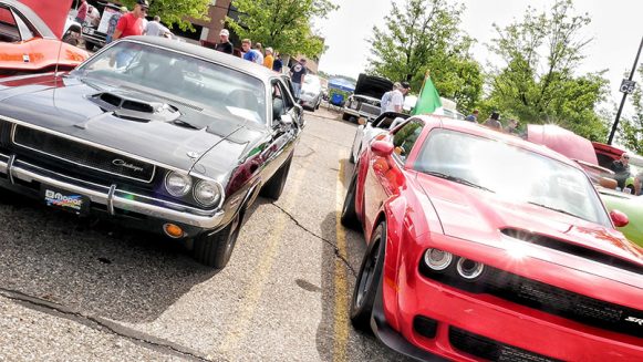 vehicles parked by each other outside