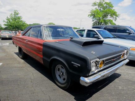 a red and black vehicle