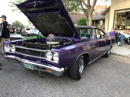 purple vehicle