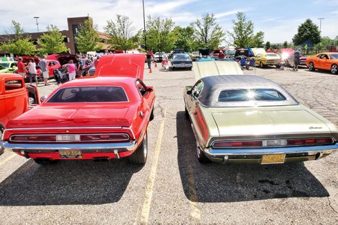 vehicles parked by each other outside