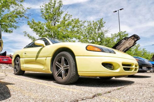 a yellow vehicle