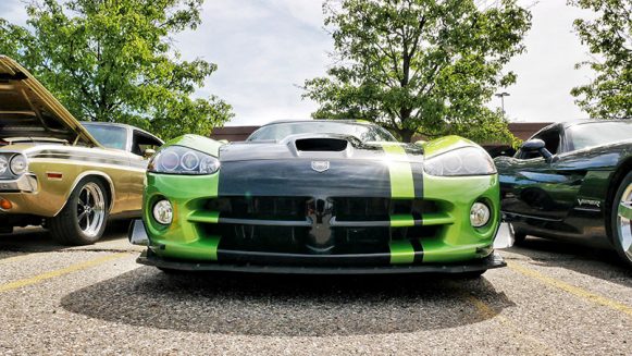 a green and black vehicle