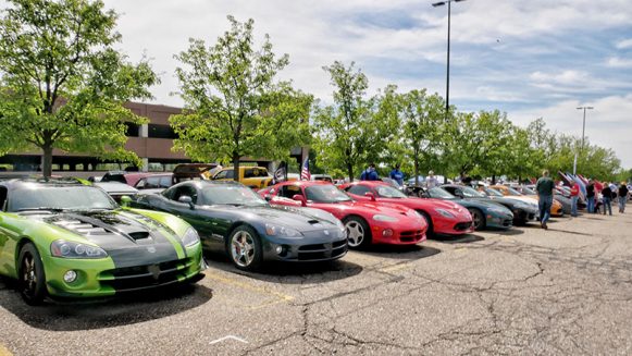 vehicles parked by each other outside