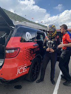 leah pritchett suiting up