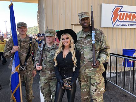 carmen electra with US soldiers