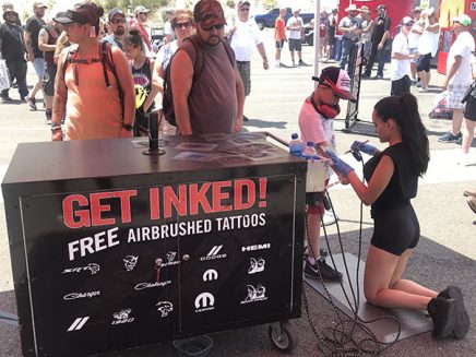 airbrush tattoo cart