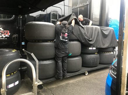 inside leah pritchett's pit area