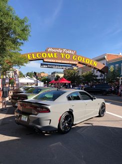 vehicles in a display line