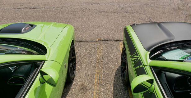 vehicles parked by each other outside