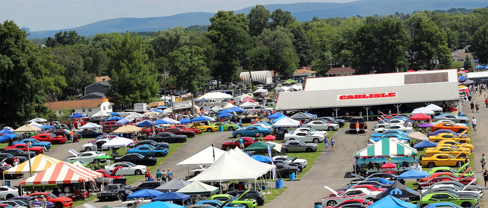 hundreds of cars parked outside