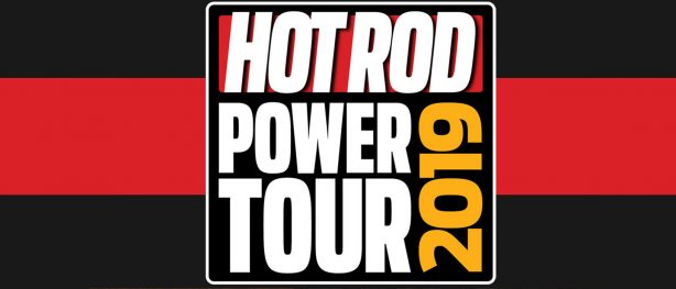 hot rod power tour 2019 black and red banner
