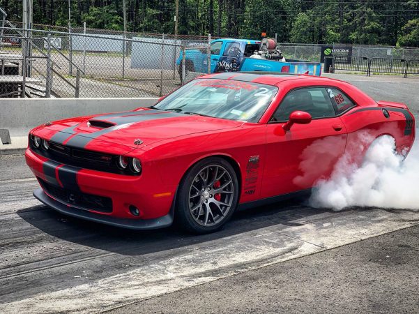 2015 Dodge Challenger SRT® 392 doing a burnout