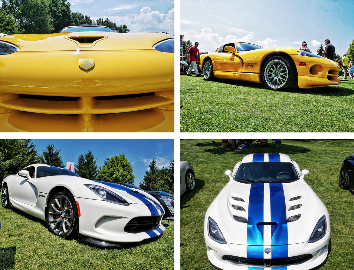 dodge vehicles on display