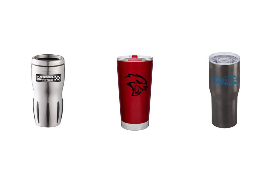 three drinkware options