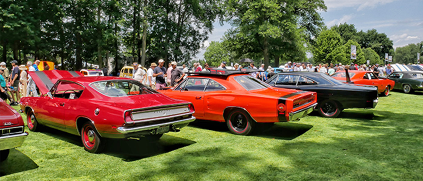 dodge vehicles on display