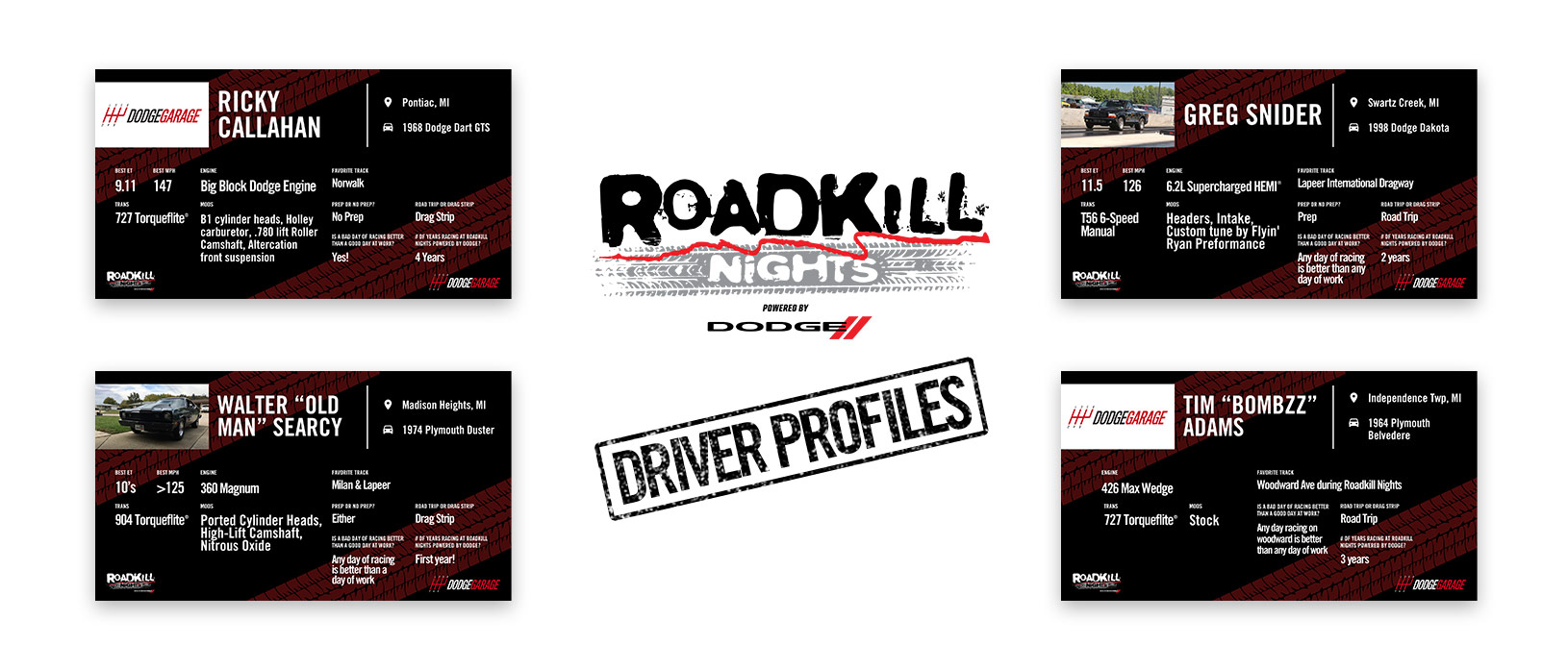 Meet the next group of Roadkill Nights drag racers!