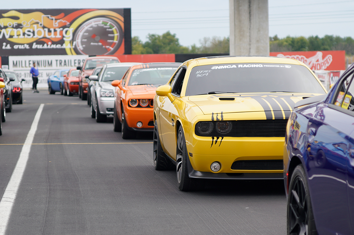 dodge vehicles lined up