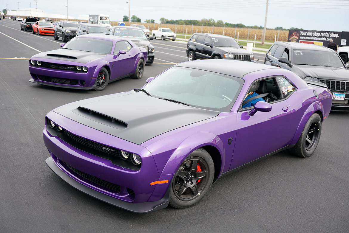 dodge vehicles parked outside