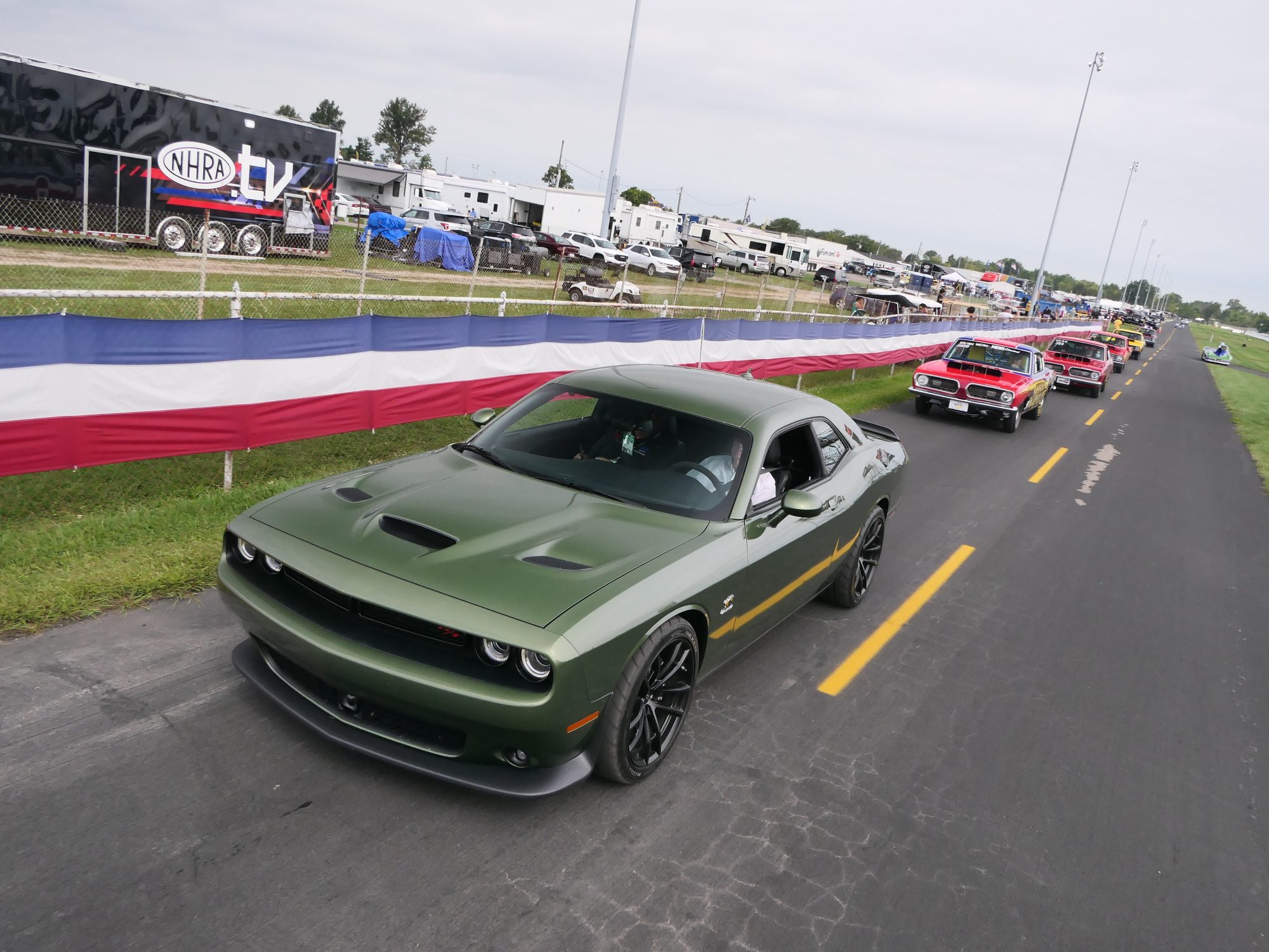 dodge vehicles lined up