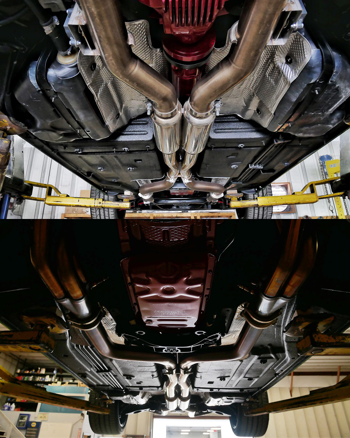 underside of dodge vehicle