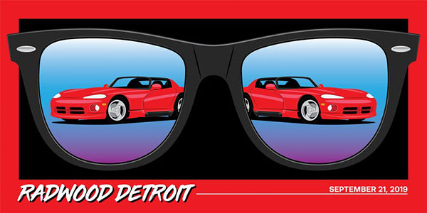 radwood detroit event banner