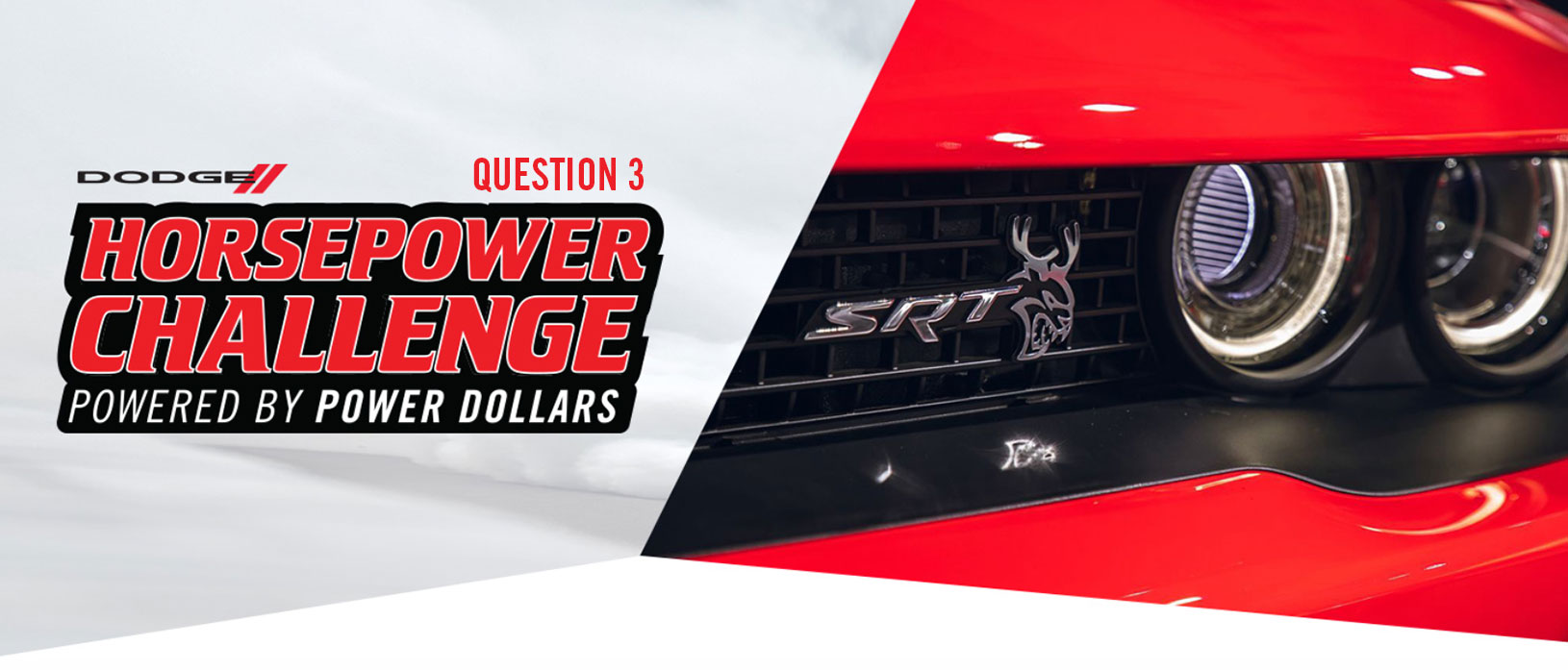 “Dodge Horsepower Challenge” #3 Released – With the Answer to Last Week’s #2 Question – Now on Dodge.com