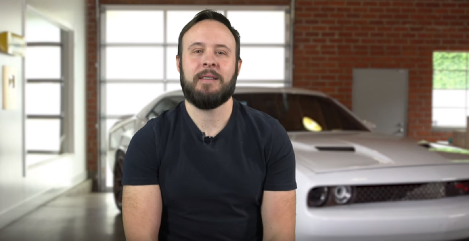 man sitting in front of challenger