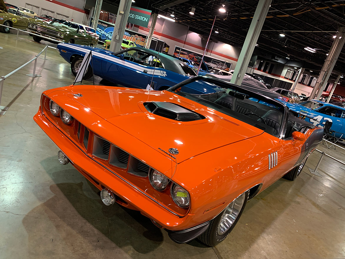 vehicle on display