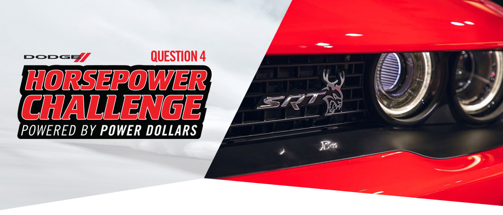 ‘Dodge Horsepower Challenge’ Question #4 Released – With the Answer to Last Week’s Question – Now on Dodge.com