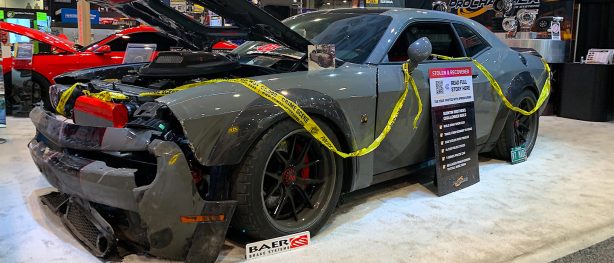 damaged dodge challenger