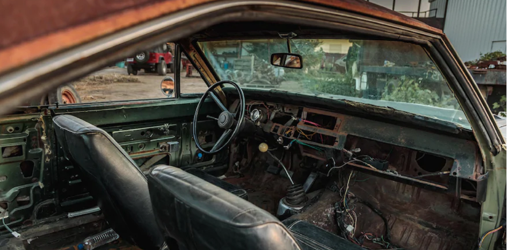 inside of old dodge