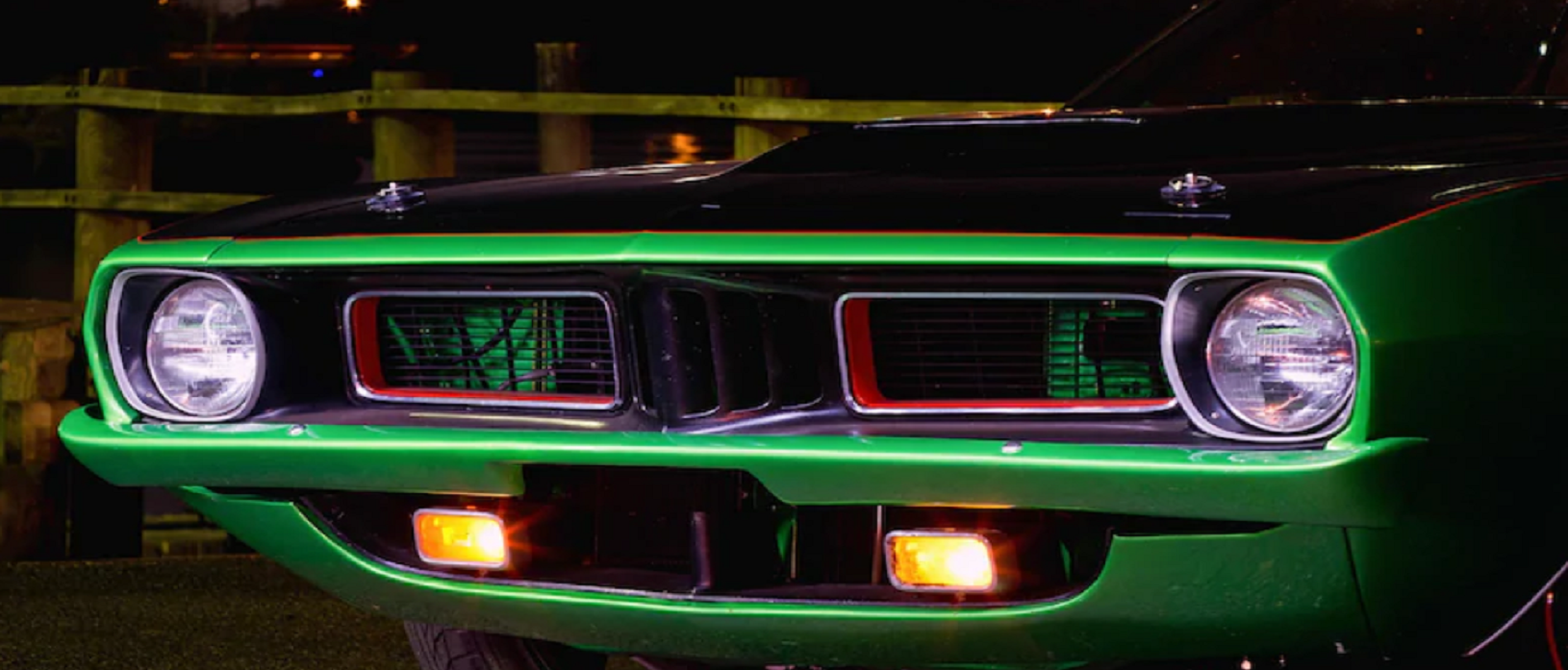 Front end of a 1974 Cuda