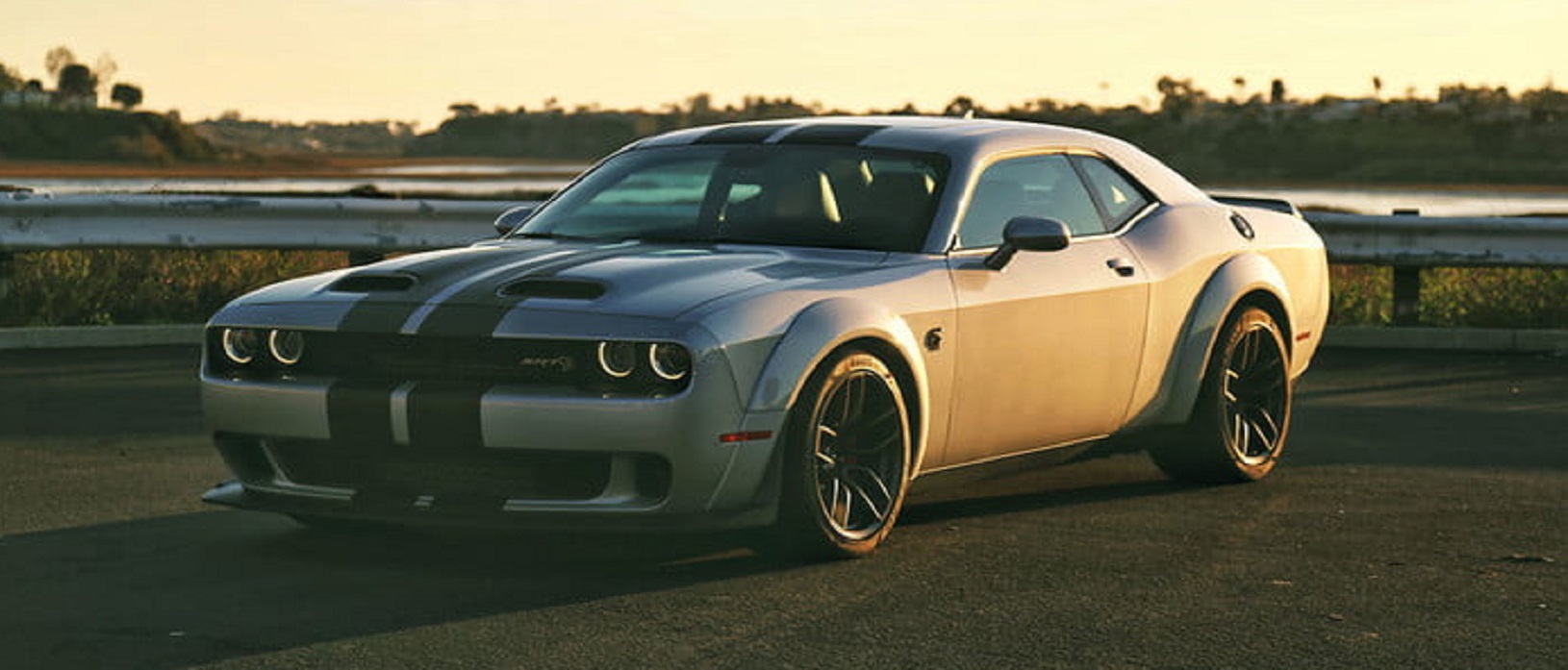 Hellcat Redeye Widebody driving down the road