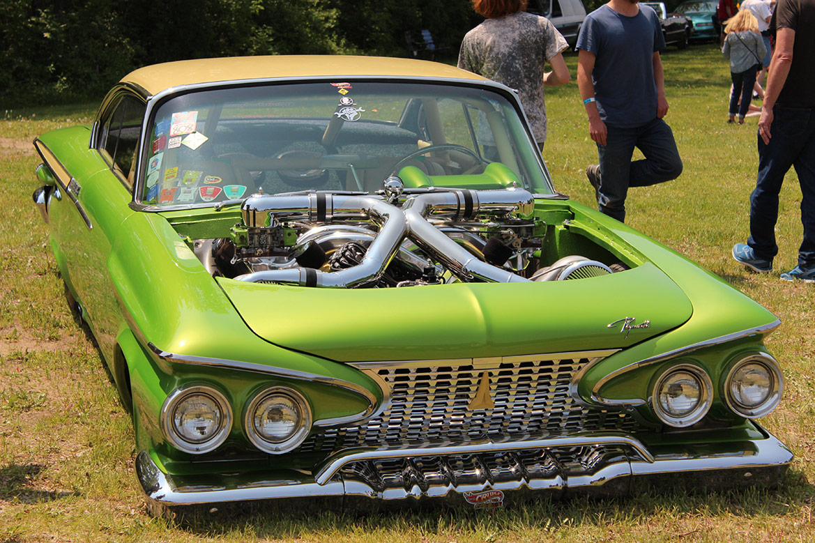 vehicle on display