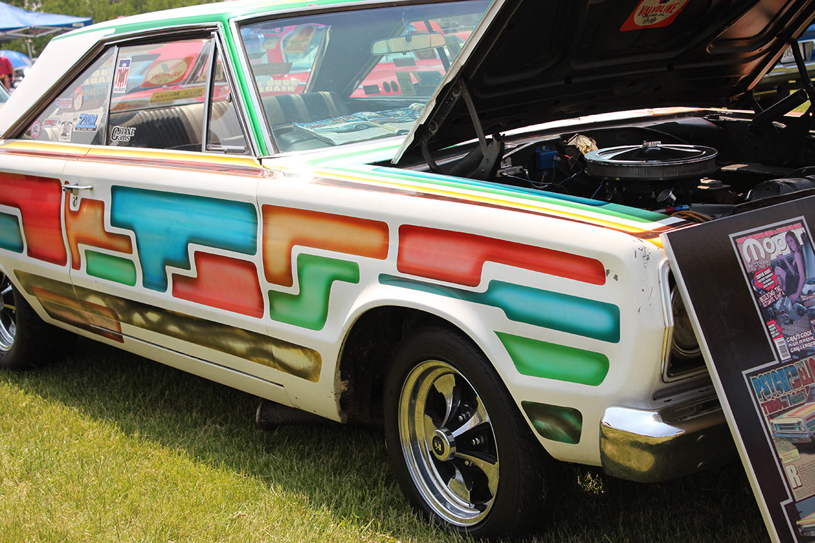 vehicle on display