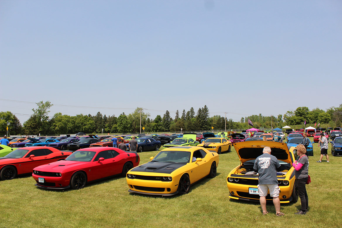 Vehicles on display