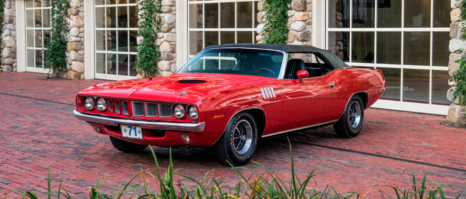 1971 Plymouth Cuda Convertible font view