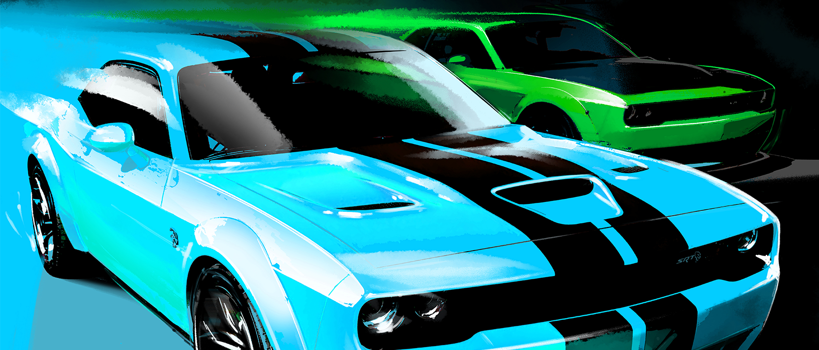 Dodge Challenger art