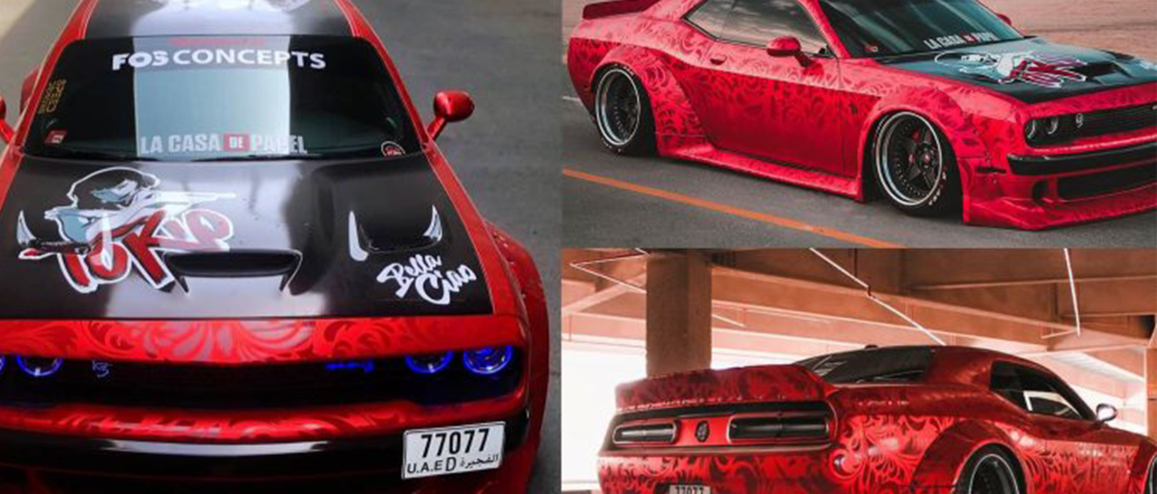 custom dodge challenger srt hellcat