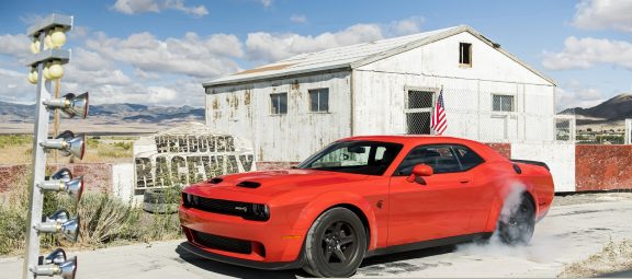 2020 Dodge Challenger SRT Super Stock: The newest Dodge drag racing machine with 807 horsepower is the world’s quickest and most powerful muscle car.