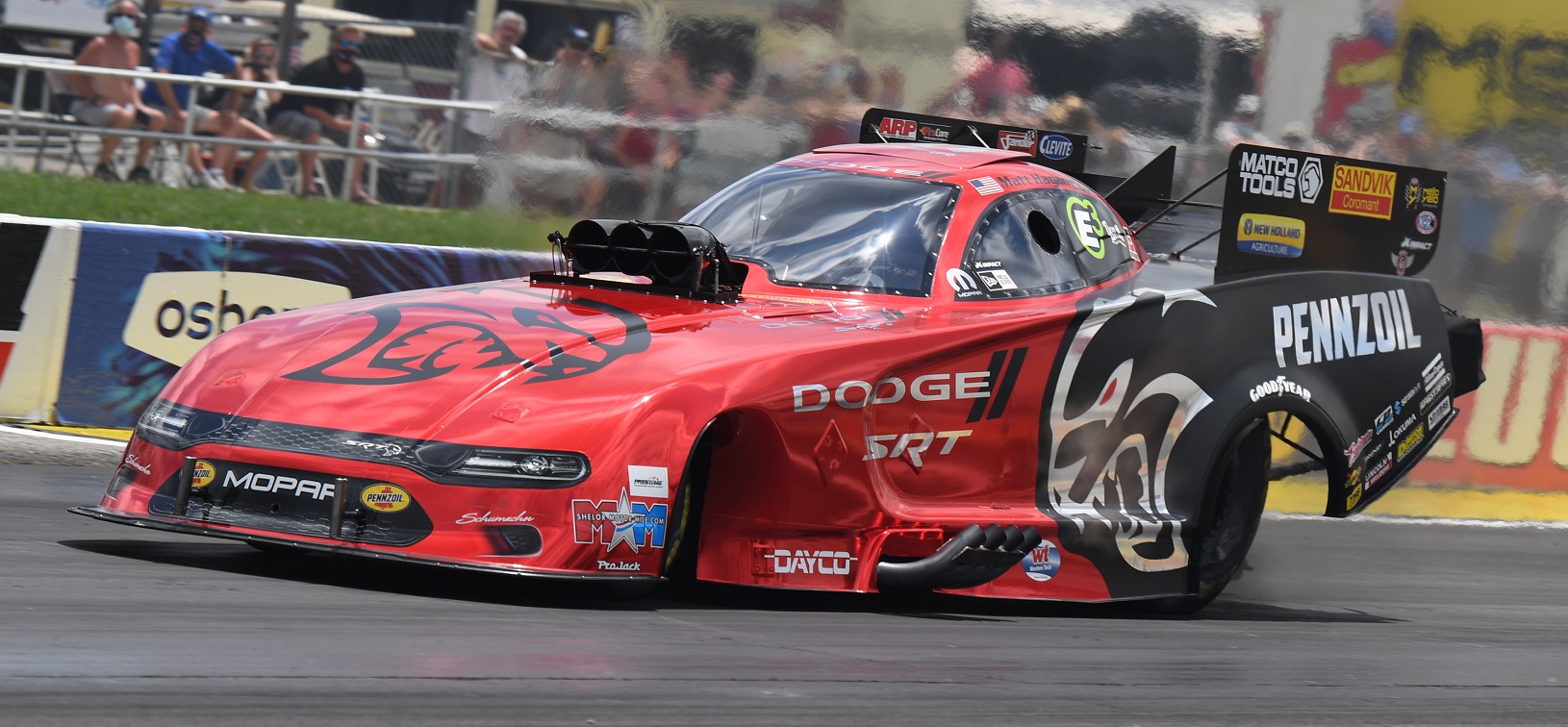 Rain Forces Postponement of All-Mopar<sub>®</sub> Dodge//SRT<sup>®</sup> Funny Car Final at NHRA Summernationals