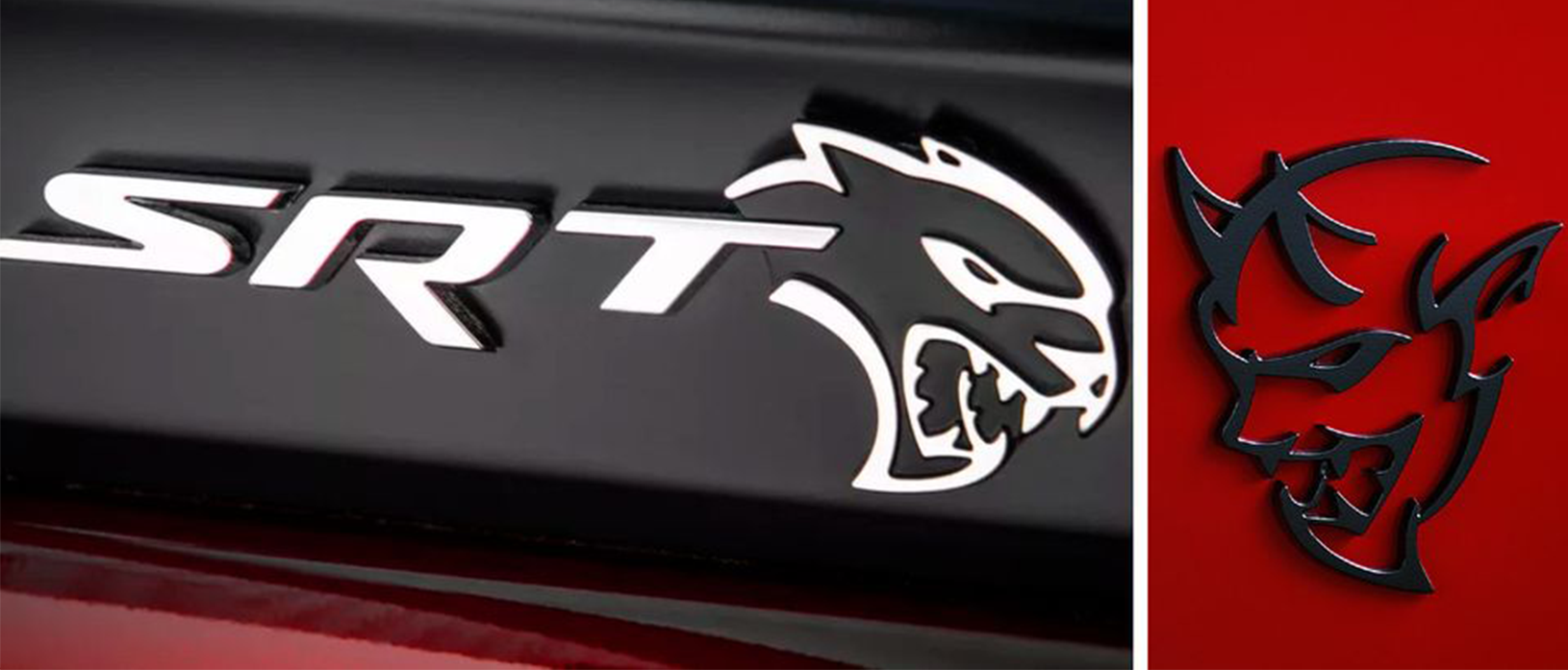 SRT Demon and SRT Hellcat logos