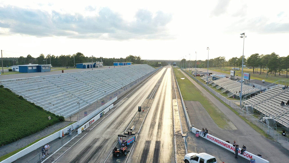 empty drag strip