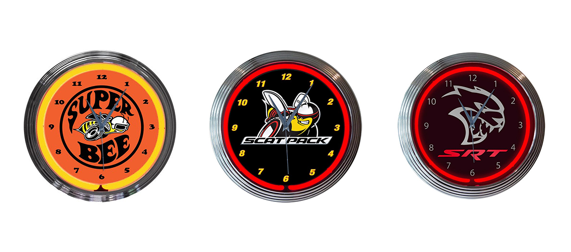 Dodge branded clocks