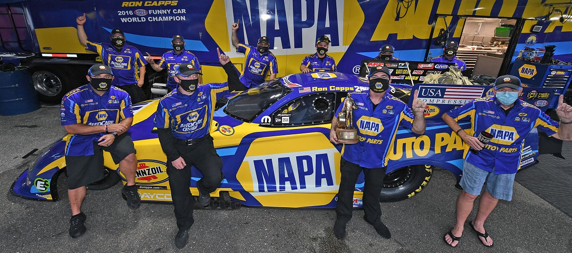 Capps Drives Dodge Charger SRT Hellcat to NHRA Gatornationals Win for Tenth Consecutive Don Schumacher Racing Victory